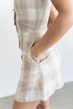 Lisa Button Front Mini Dress