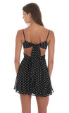 Lucy in the Sky Polka Dot Cutout Dress