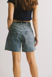 Finneas Denim Shorts in Medium Wash FINAL SALE