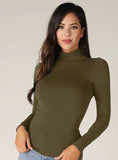 Kylie Seamless Mockneck Top