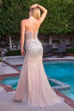 Brittany Gown Statement Crystal Embellished Dress