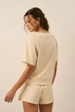 Andrea Scallop Trim Shorts