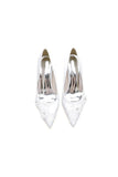 Pointed Toe Low Heels with Lace