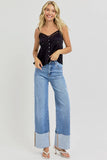 Jess Wide Cuff Jean