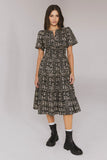 Sandra Smocked Waist Midi Dress FINAL SALE