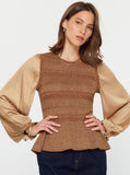 Gilda Glitter Flared Sweater