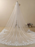 Vintage Flower Lace Cathedral Veil Bridal Veil Wedding Veil