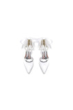 Pointed Toe Party Shoes with Ribbon Tie