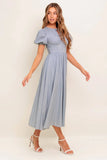 CHERIE MIDI DRESS BLUE