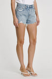 Nova Relaxed High Rise Cut Off Shorts in Bowery