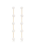 Dripping Pearl Delicate Drop Earrings