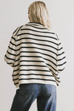 Harper Striped Cardigan in Navy FINAL SALE