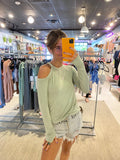 Jonnie Cutout Top Multiple Colors