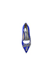 Cocktail Pointed Toe Crystal Satin High Heels