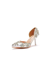 Womans Wedding Shoes Pointed Toe rhinestone Stiletto