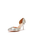 Womans Wedding Shoes Pointed Toe rhinestone Stiletto