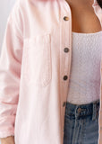 Elin Denim Top Blush