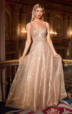 ANGELA GOWN A LINE BEADED DRESS
