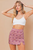 Shannon Side Slit Printed Skirt