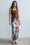 Kenya Satin Maxi Skirt
