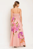 ROSE SERENADE LIGHT PINK MAXI DRESS FINAL SALE