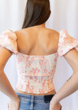 Rosalie Puff Sleeve Floral Top