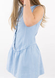 Arden Button Front Mini Dress