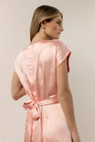 Rosalind Midi Dress in Pink FINAL SALE