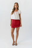 Joanna Polka Dot Mini Skirt