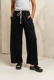 Nico Wide Leg Pants in Black FINAL SALE
