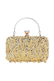 Womens Beaded Sequined Evening Clutch Bags