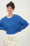Brielle Ribbed Crop Sweater