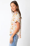 Cassie Short Sleeve Floral Top
