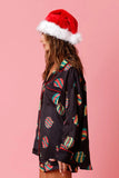 Christmas Ornament Satin PJ Set