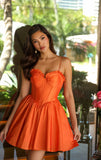 26314 AVA PRESLEY CORSET A LINE MINI DRESS