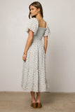 Asha Floral Midi Dress FINAL SALE