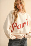Paris Patch Front Sweatshirt