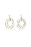 Disco Crystal Ring Earrings