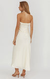 LUMIÈRE HALTER MAXI DRESS BUTTER YELLOW
