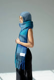 The Reykjavik Scarf Blue Check
