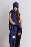 The Reykjavik Beanie Hat Midnight Blue