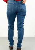 Maya Mid Rise Skinny Jeans