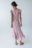 Mateo Floral Maxi Dress in Pink