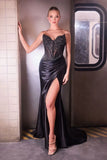 Darylanna Gown Strapless Corset Evening Dress