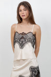 Kaley Contrast Lace Top