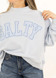 Salty Mock Neck Sweatshirt