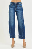 Isla Barrel Jean Dark Wash
