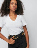 Sedona Tee W Poplin Elastic