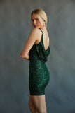 Selena Open Back Sequin Mini Dress