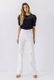 Lillian Lace Embroidered Top